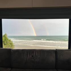 Aussicht direkt aus dem Camper