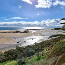 Toller Blick vom Dörfchen Cacela Velha aufs Meer