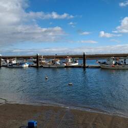 Beim zweiten Kaffee in Santa Luzia...