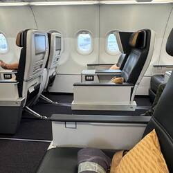 A321 neo der Turkish Airline - sehr nett & alles wirkte neu