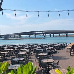 Kissing Bridge. Two sides don't meet. You meet your partner (on the opposite side) with a kiss