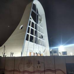 The highly surveillanced "Syriac Catholic Cathedral of Al Sayyida Al Nejat"