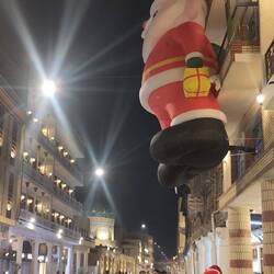 Xmas decorations in the more bougie streets