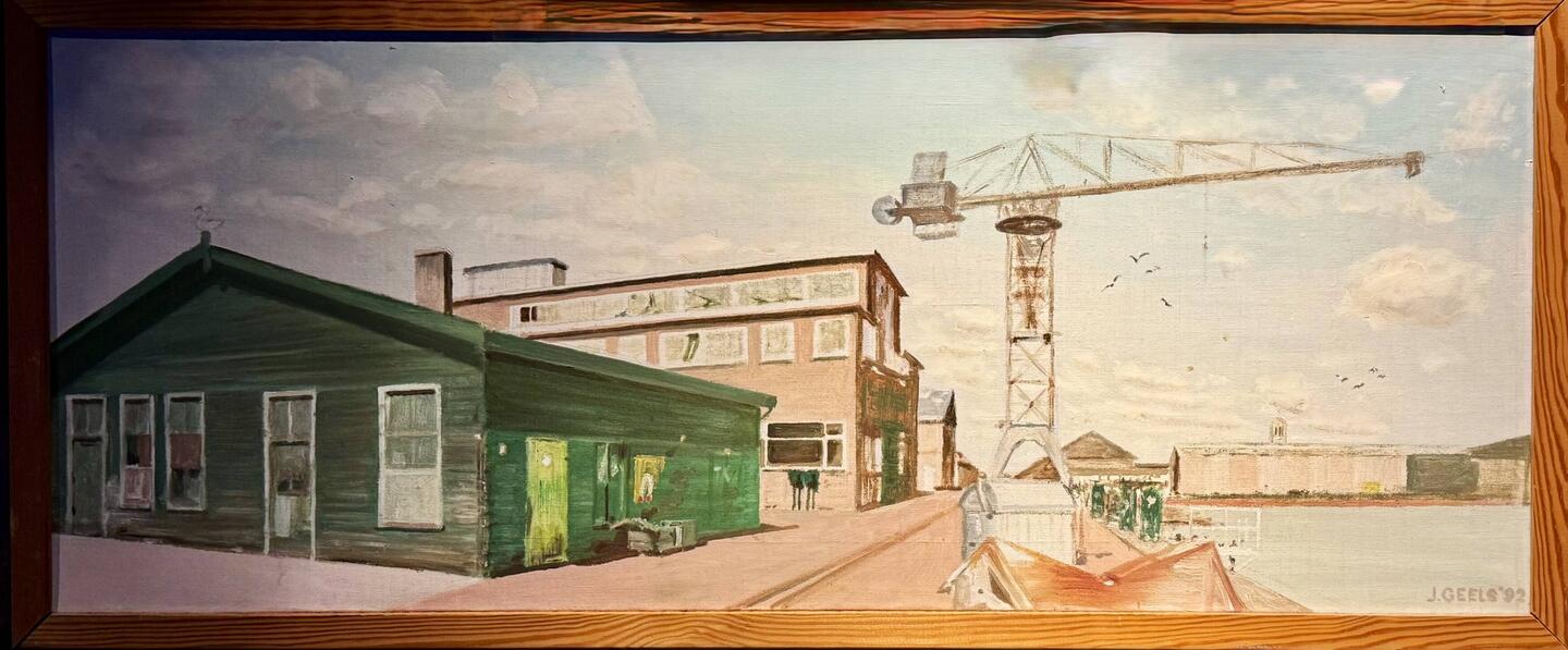 Heute befindet sich das Restaurant "Tante Nel" in der ehemaligen Werft Kantine