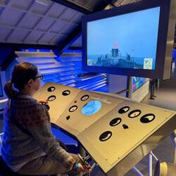 Gabi kann den Simulator auch nicht so gut bedienen