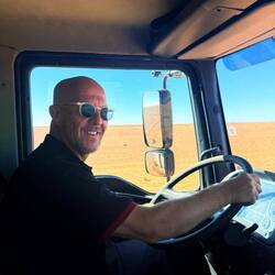 Erster Offroadteack in der Wüste ohne Wasser, ohne Schnee👍