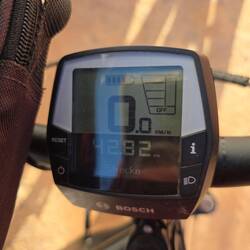 Am Ende waren es 42,82 km.