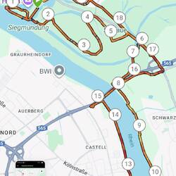 Sehr schöne, sehr frostige 20 km Runde