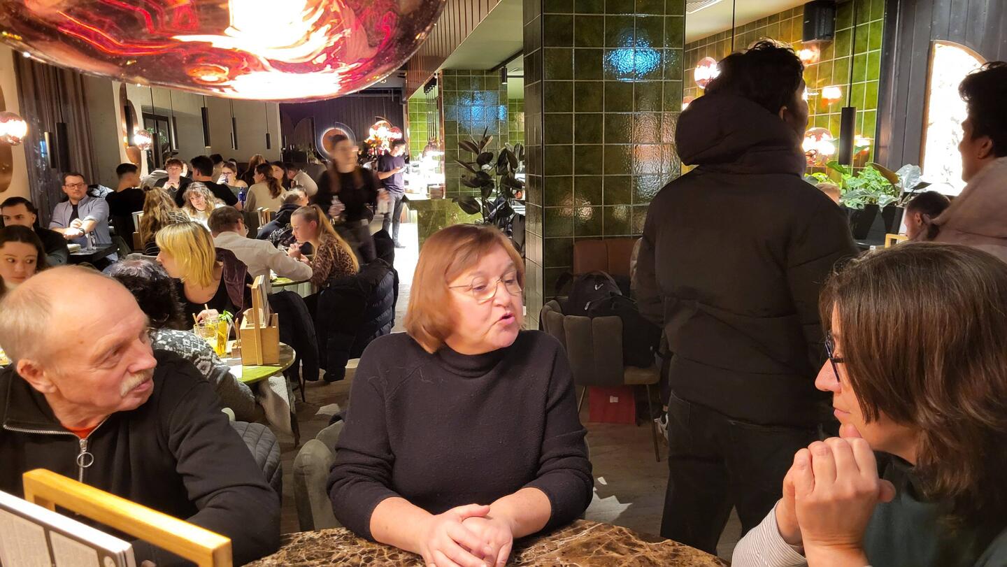 beim Abendessen in Nürnberg