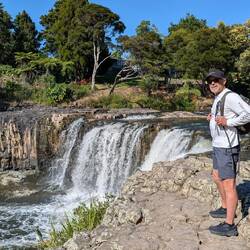 Haruru Falls - quiet in the summertime