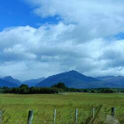 Photo prise sur la route de Manapouri à Te Anau