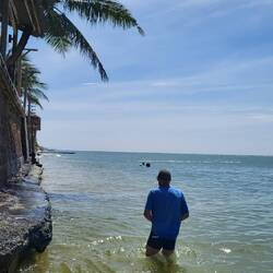 Plage étroite par endroit 😅