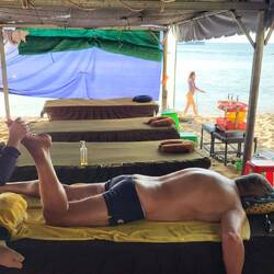 Massages on the beach ❤️