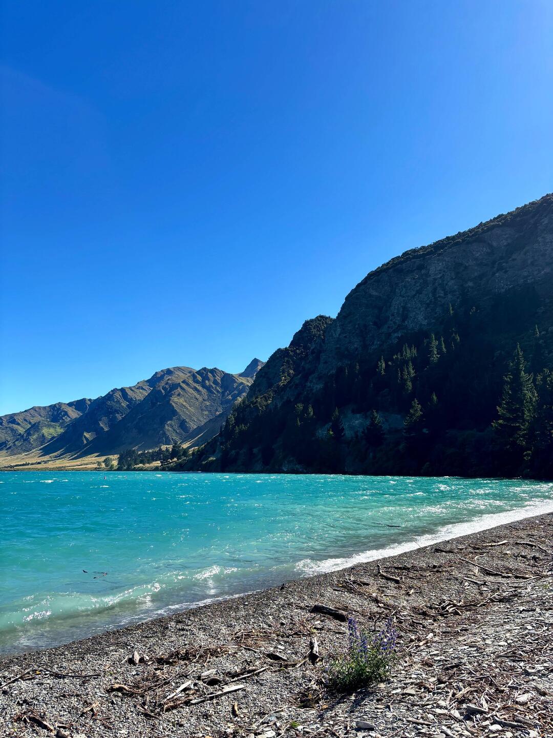 Lake Hāwea na het skydiven