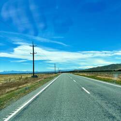 Door het droge en kale land naar Mount Cook