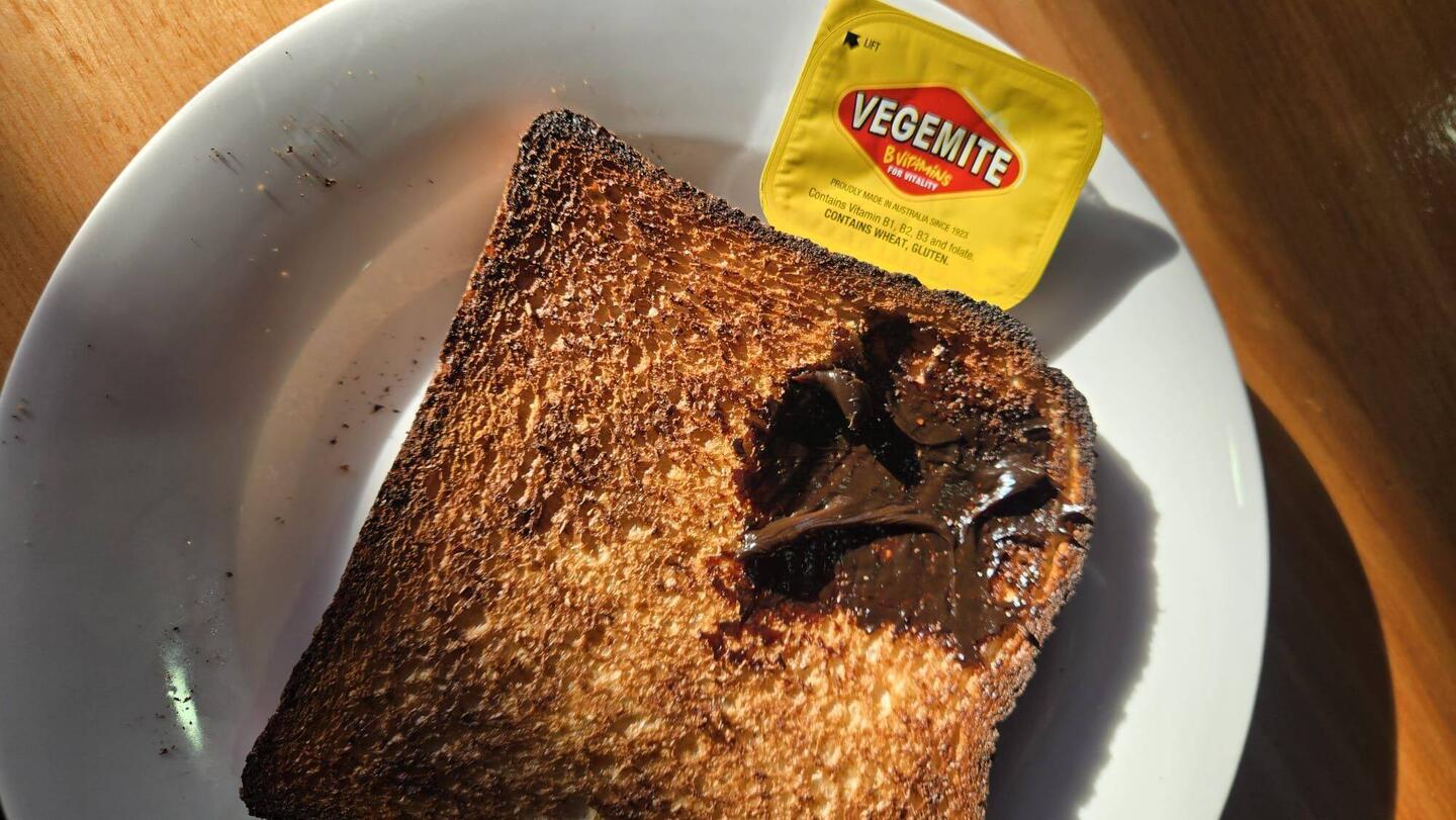 Had to try the vegemite. Absolutely disgusting!