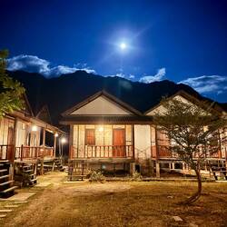 Notre bungalow pour la nuit ❤️