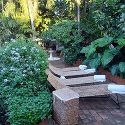 Innenhof unseres Hotels