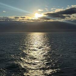 Sonnenaufgang um 6:30 Uhr