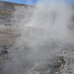 Unser kleiner Privat-Geysir: "only VIP"