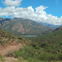 Da unten liegt sie- unsere Lagune
