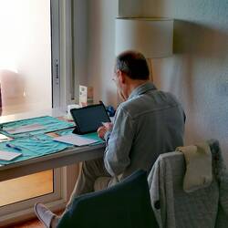 Ein bißchen Büro zum Entwöhnen