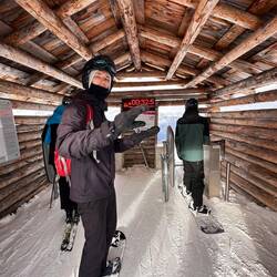 Start vor der Rennstrecke