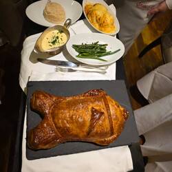 Seabass in Blätterteig