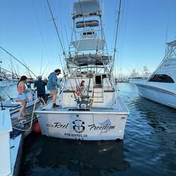 Boarding "Reel Freedom"