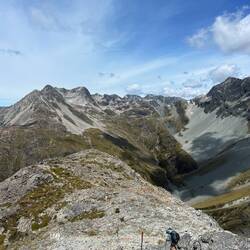 Descent from Waiau pass