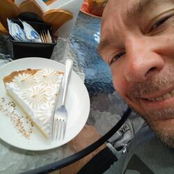 Selfies kann ich, hier mit Pie dé limón