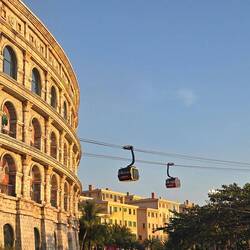 Coliseum cable car garage