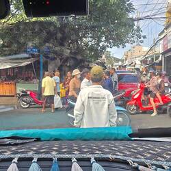 White jacket guy is the traffic control. I'd need a different white jacket if I tried! 😂