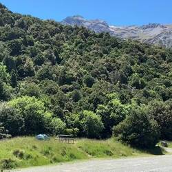 Boven op de berg achter de stoel heb ik gestaan!
