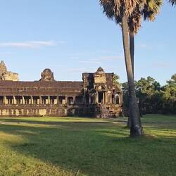 Angor Wat bei Sonnenuntergang