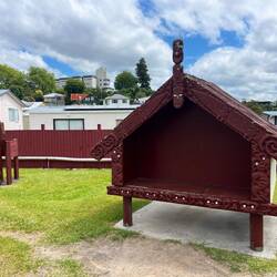 In Solchen Bauten wurden früher Süßkartoffel und Wertvolles gelagert