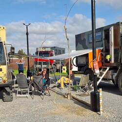 Markisen-Time in Chipiona