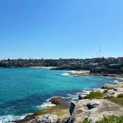 Blick auf den Bronte Beach