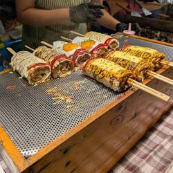 Not sold on Okonomiyaki kebabs tho