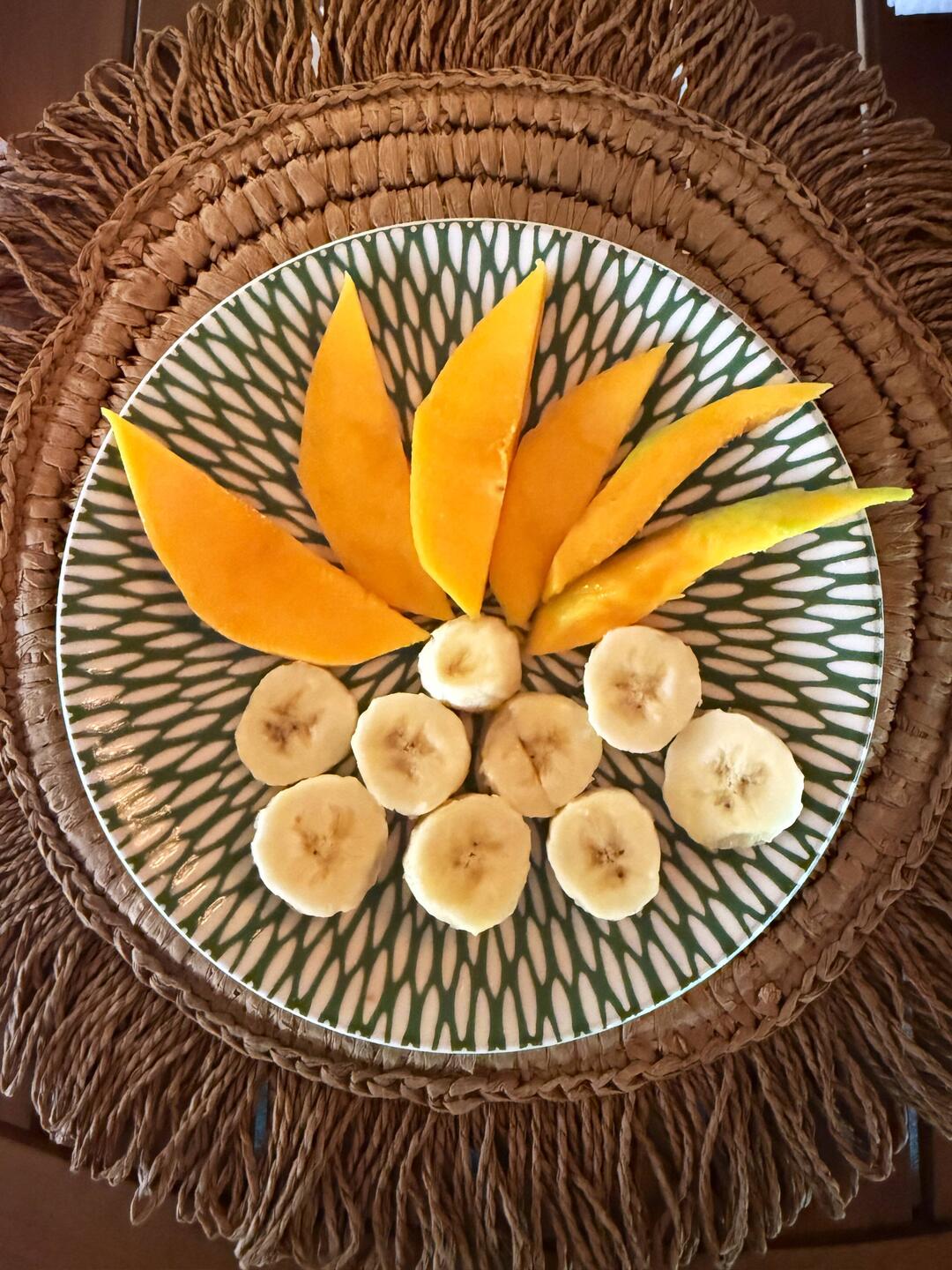 Last breakfast fruit course at Zirwa