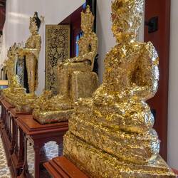 Stick the gold leaf on the feature you want enhanced in the next life.