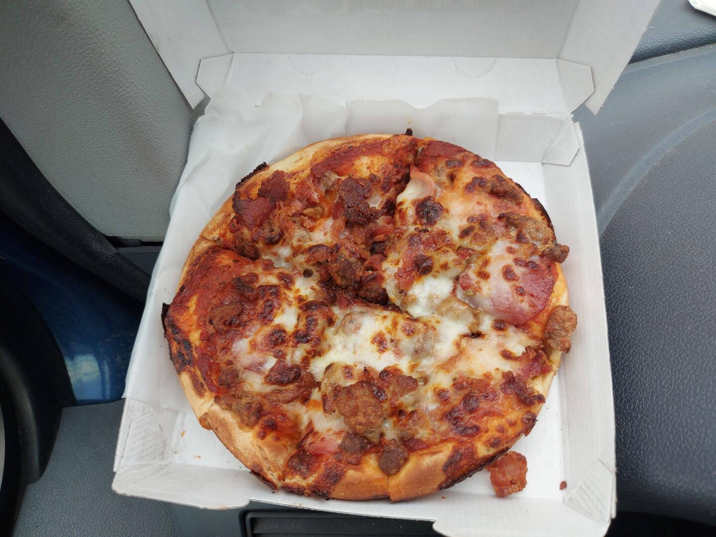 Wieder mal ne Godfather Pizza.