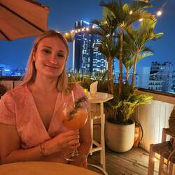 L'une des robes que Pauline a faite sur-mesure