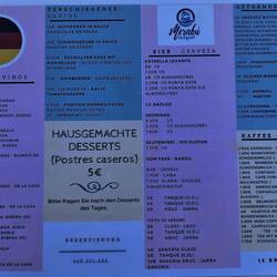 Speisekarte Restaurant Morabu 1/2026