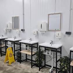 Einfache Sanitäranlagen