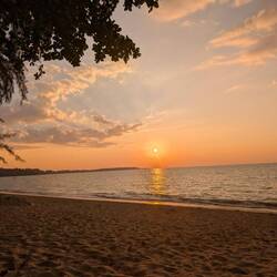 Herrlicher Sonnenuntergang