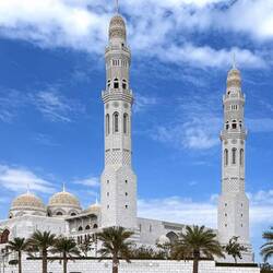 Mohamed Al Ameen Mosque von außen