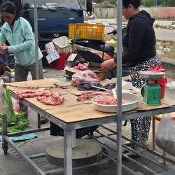 Open air meat markets not as good. Lots of fish, too