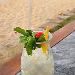 Pina coladas here, sounds like getting caught in the rain is happening back home