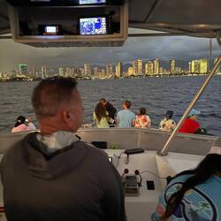 A sunset whale watching cruise yielded no whale sightings